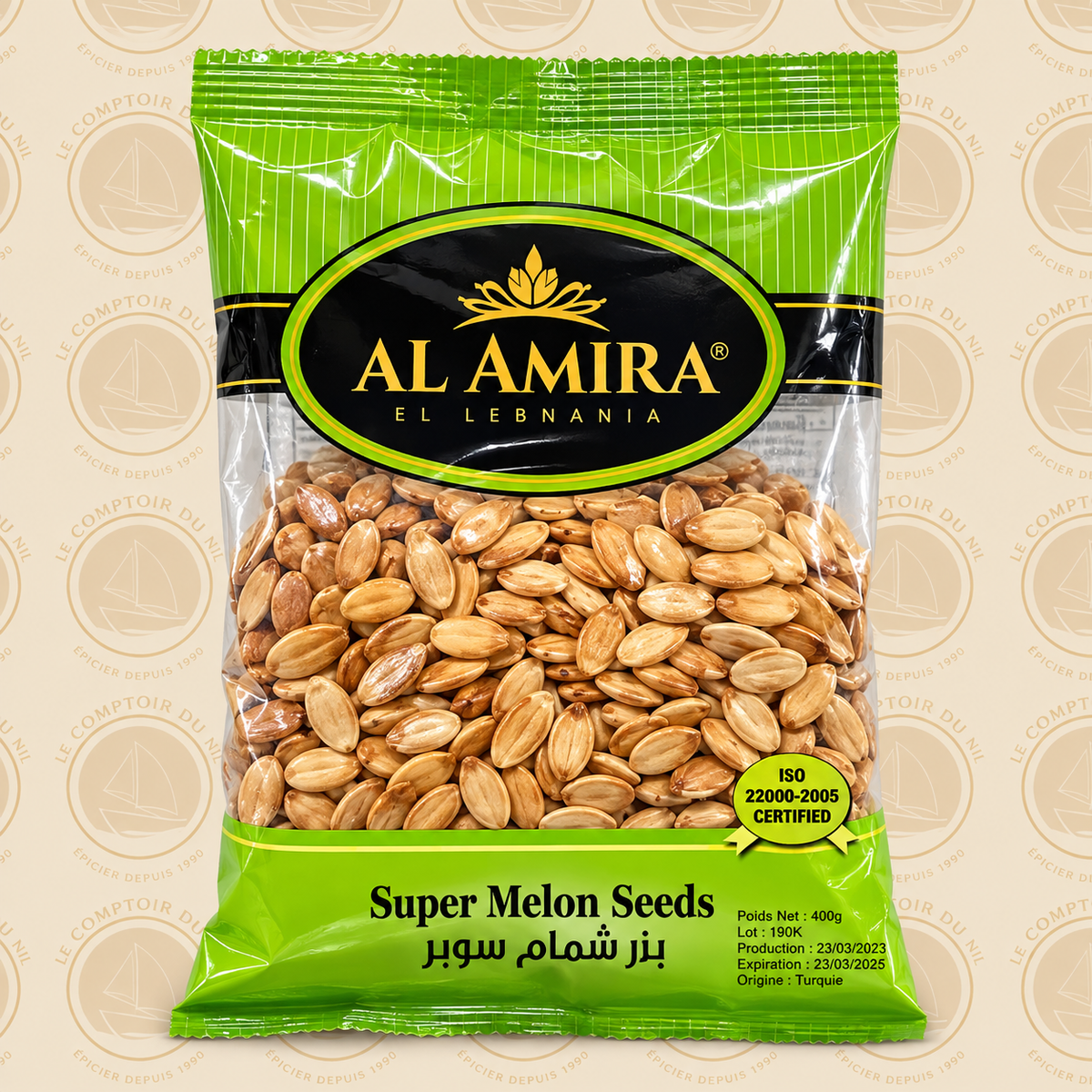 Al Amira – Graines de Melon 300g | Snack Libanais Naturel Croquant et Énergétique AL AMIRA