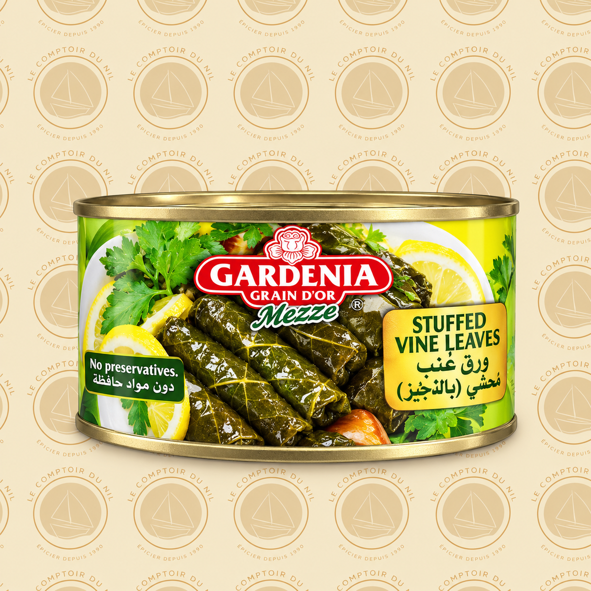 Feuilles de Vigne Farcies Gardenia Grain d’Or – Mezze Le comptoir du Nil : produits orientaux en ligne