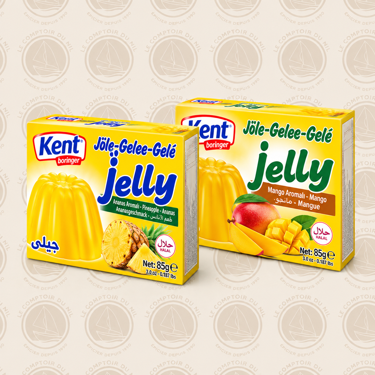 Gelée Jelly Kent Boringer 85g – Ananas & Mangue Le comptoir du Nil : produits orientaux en ligne