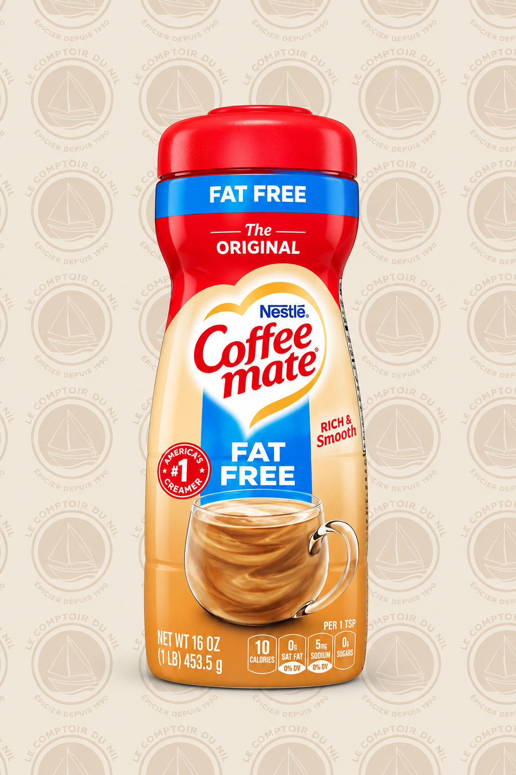 Nestlé Coffee-Mate Original Fat Free – Crème à Café Sans Matières Grasses | Texture Onctueuse et Goût Riche Le comptoir du Nil : produits orientaux en ligne