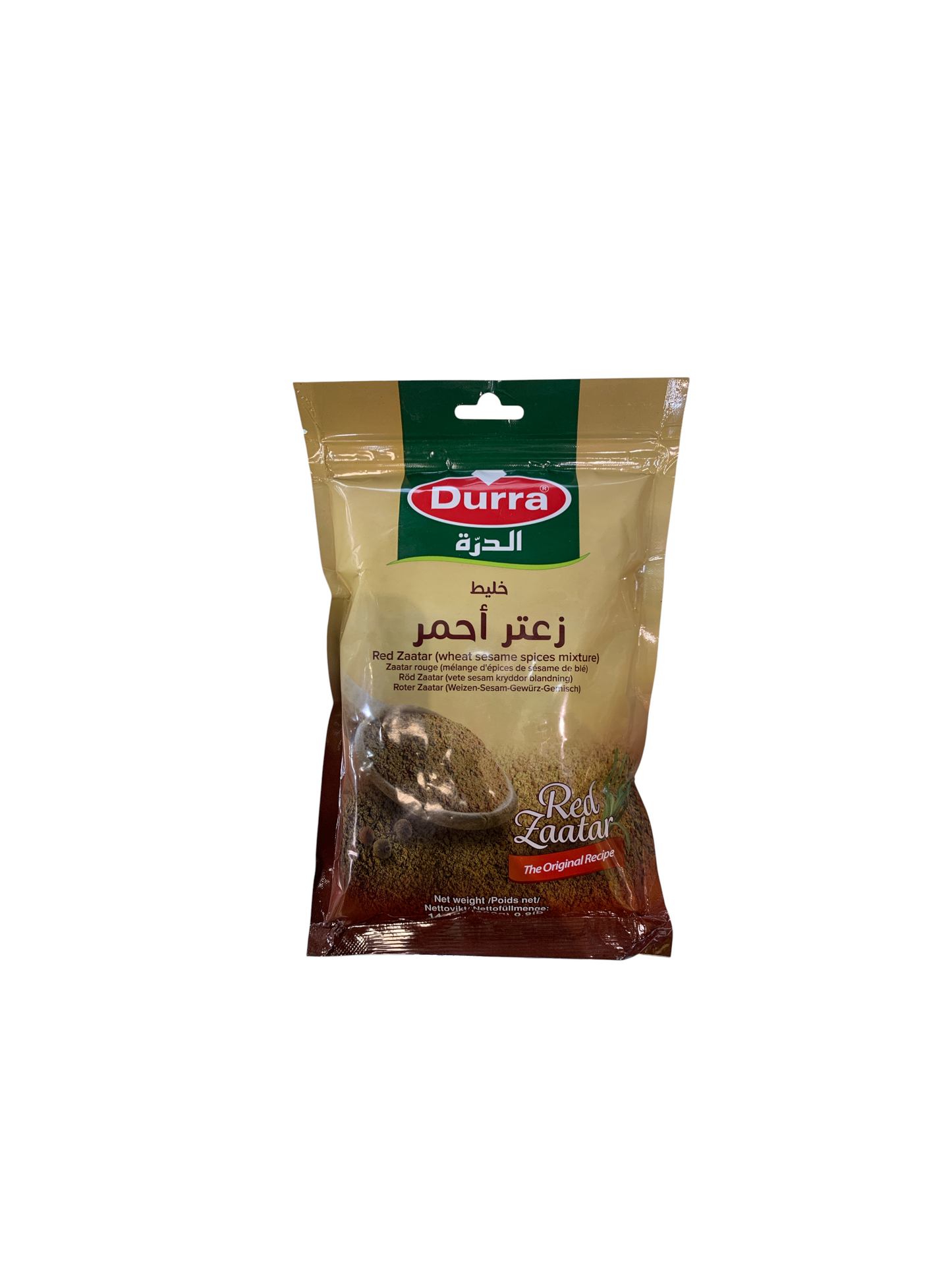 Zaatar Rouge Durra 400g – Mélange Traditionnel de Thym, Blé et Sésame du Moyen-Orient