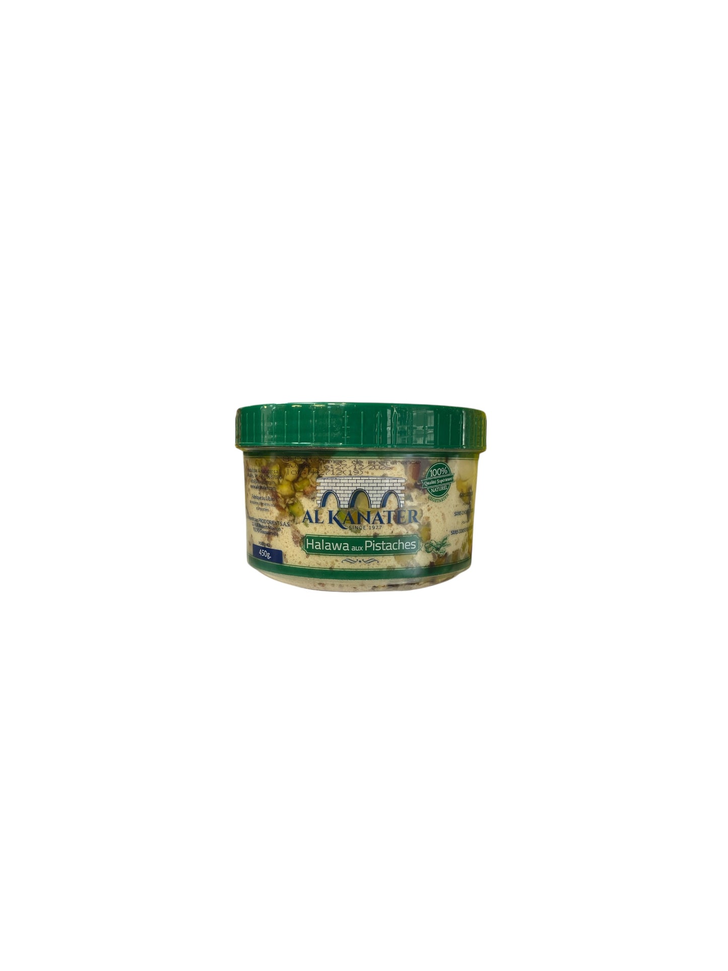 Halawa aux Pistaches Al Kanater – pâte de sésame libanaise artisanale | 450 g