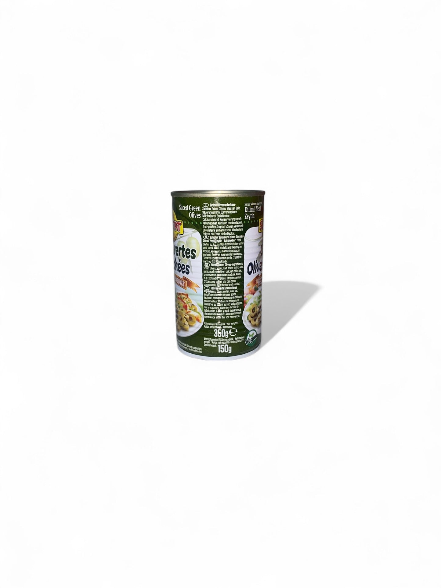 Olives Vertes en Rondelles SUNTAT – 350 g | Idéales Salades & Pizzas