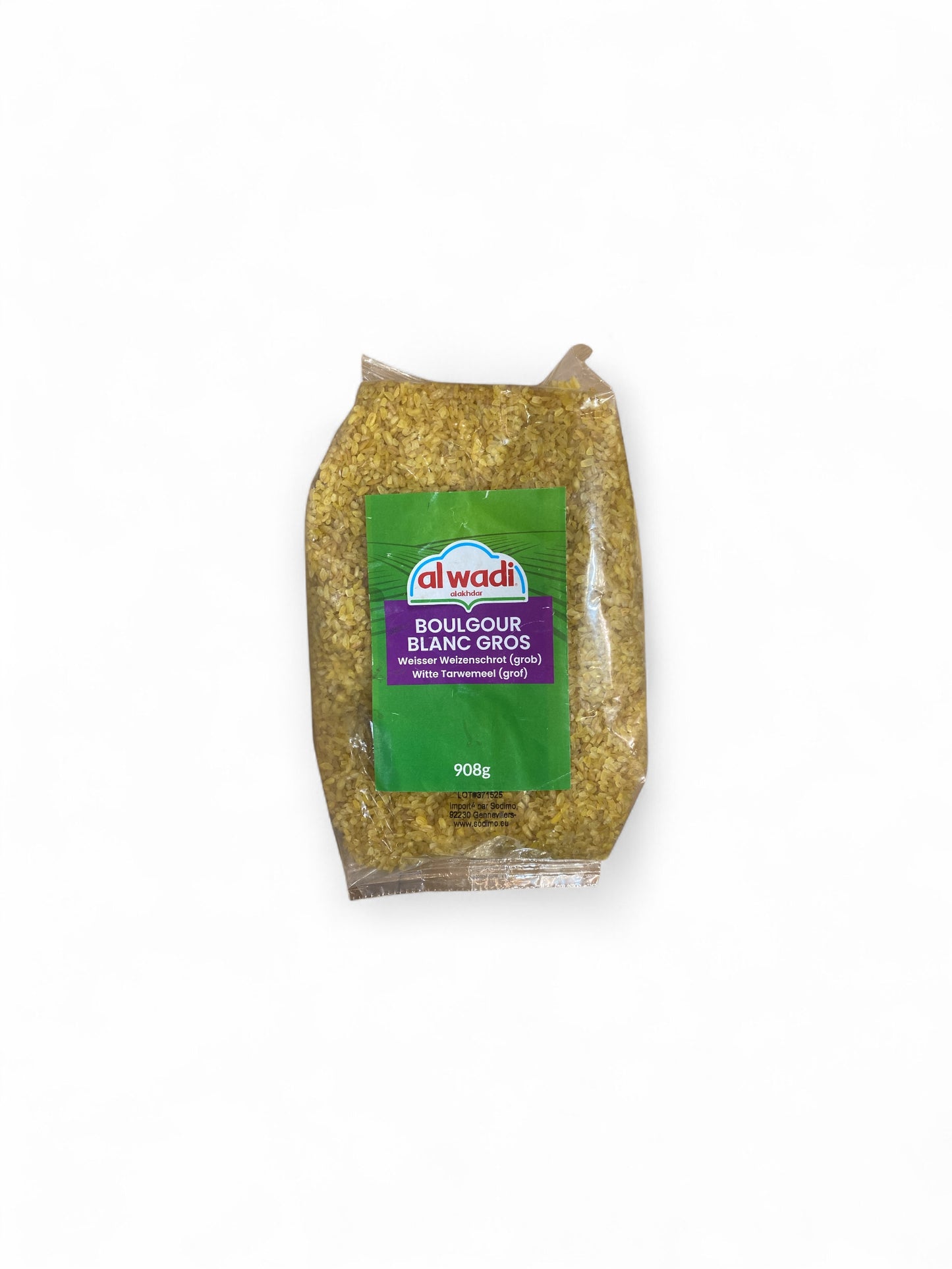 Boulgour Blanc Gros Al Wadi 908g – Blé concassé Qualité Premium