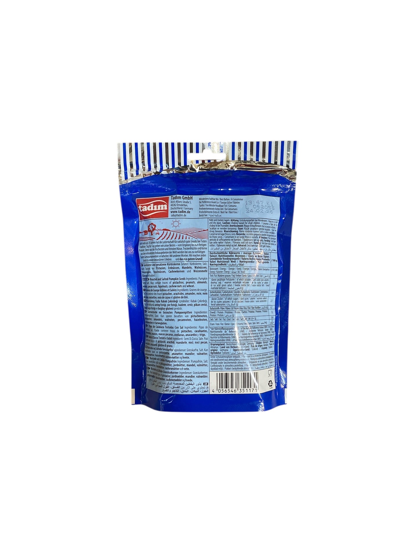 Tadım Graines de Courge Grillées & Salées 150g – Snack Naturel