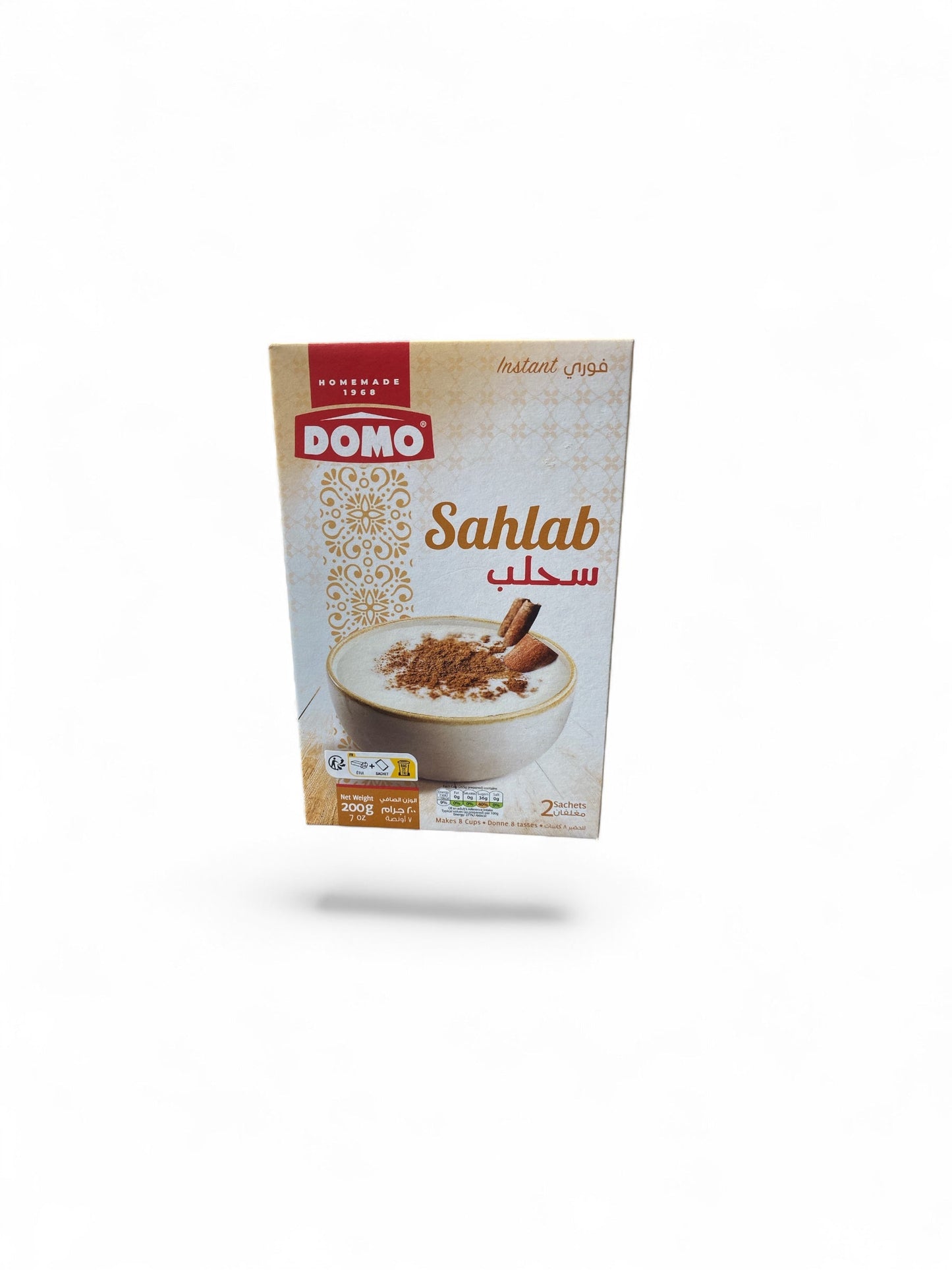 Sahlab Instantané DOMO 200g – Boisson Orientale Chaude Crémeuse