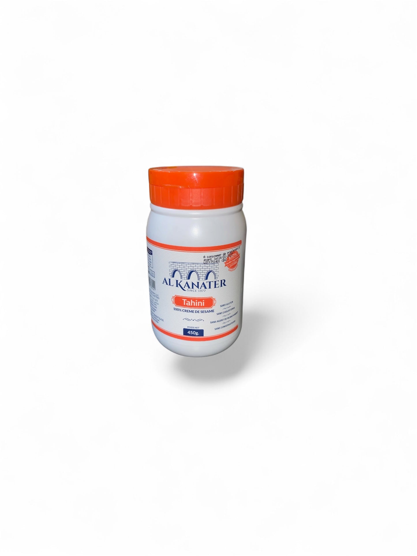 Tahini Al Kanater 450g – Crème de sésame 100% naturelle