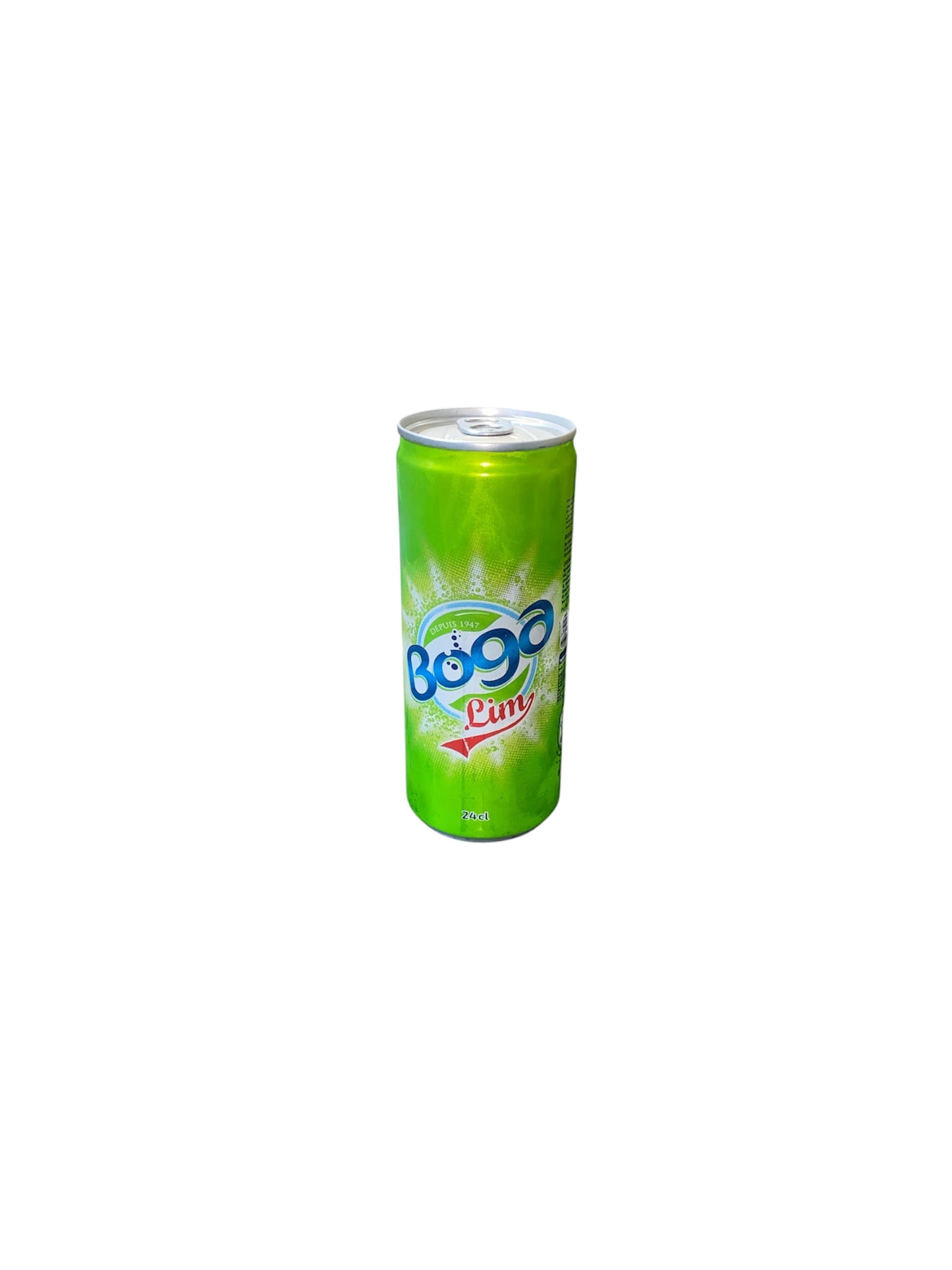 Boga Lim Canette 24cl – Boisson Gazeuse Citronnée Rafraîchissante