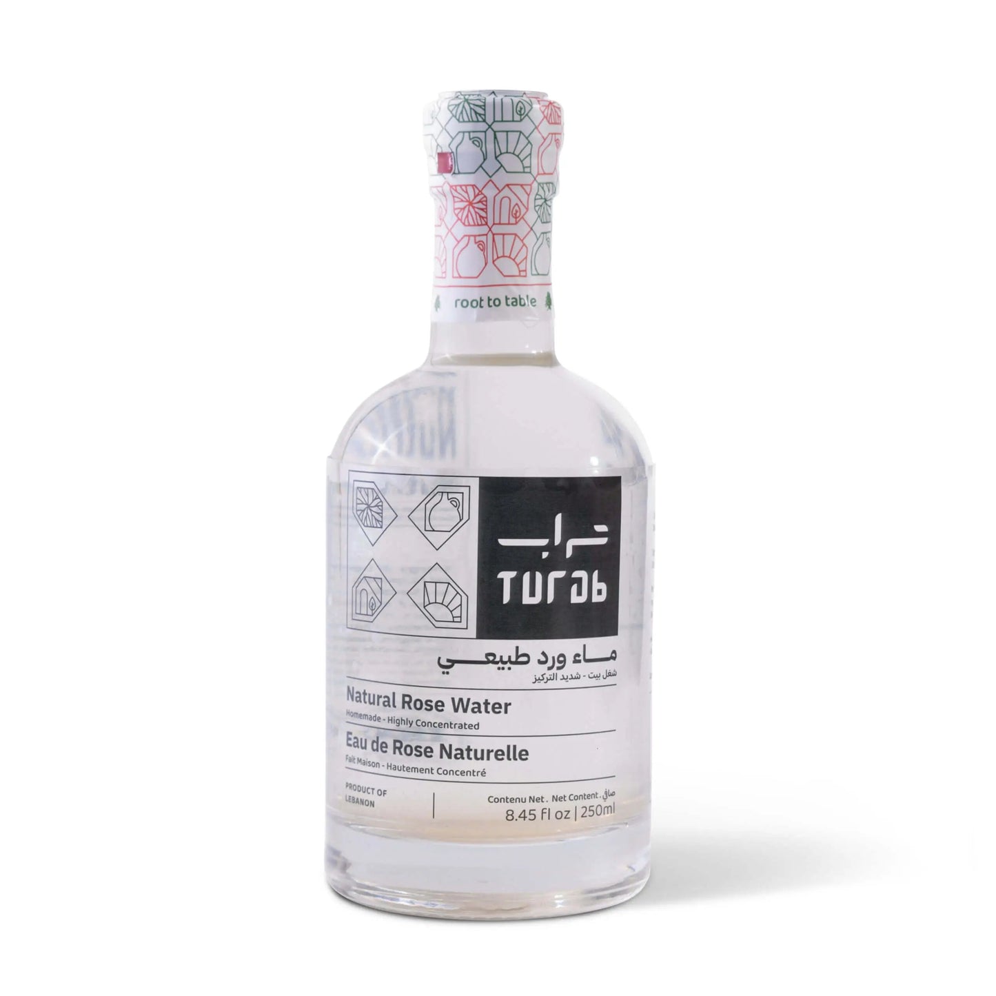 Eau de Rose Naturelle TURAB – Artisanale & Hautement Concentrée (250ml) Le comptoir du Nil : produits orientaux en ligne