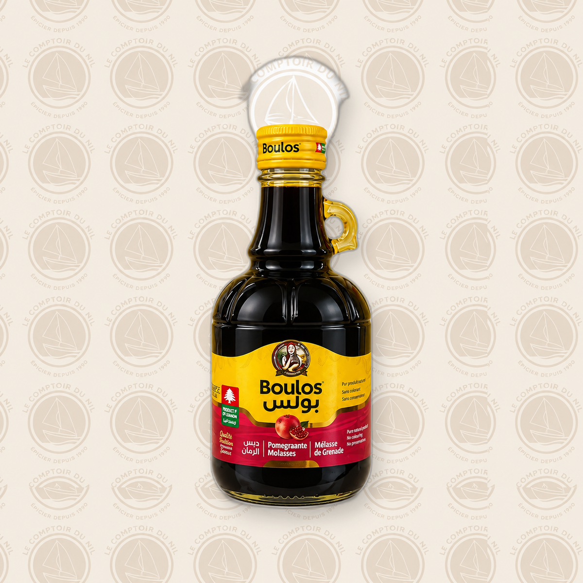 Mélasse de Grenade Boulos 250ml – Saveur Libanaise Authentique et Naturelle Le comptoir du Nil : produits orientaux en ligne