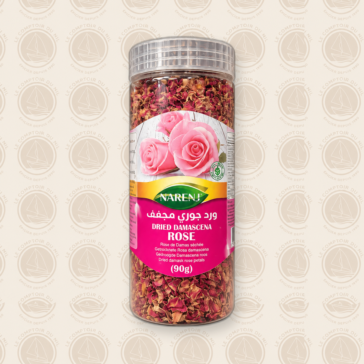 Narenj – Rose de Damas Séchée 90 g | Pétales Naturels pour Infusion & Pâtisserie Le comptoir du Nil : produits orientaux en ligne