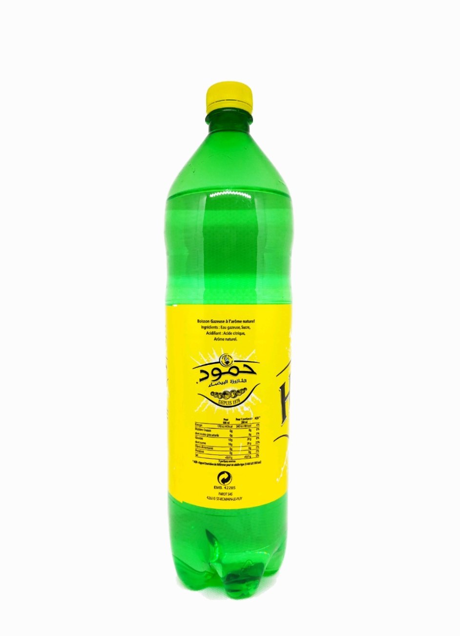 Hamoud Gazouz Blanche 1.5L | Boisson Gazeuse Authentique du Maghreb composition
