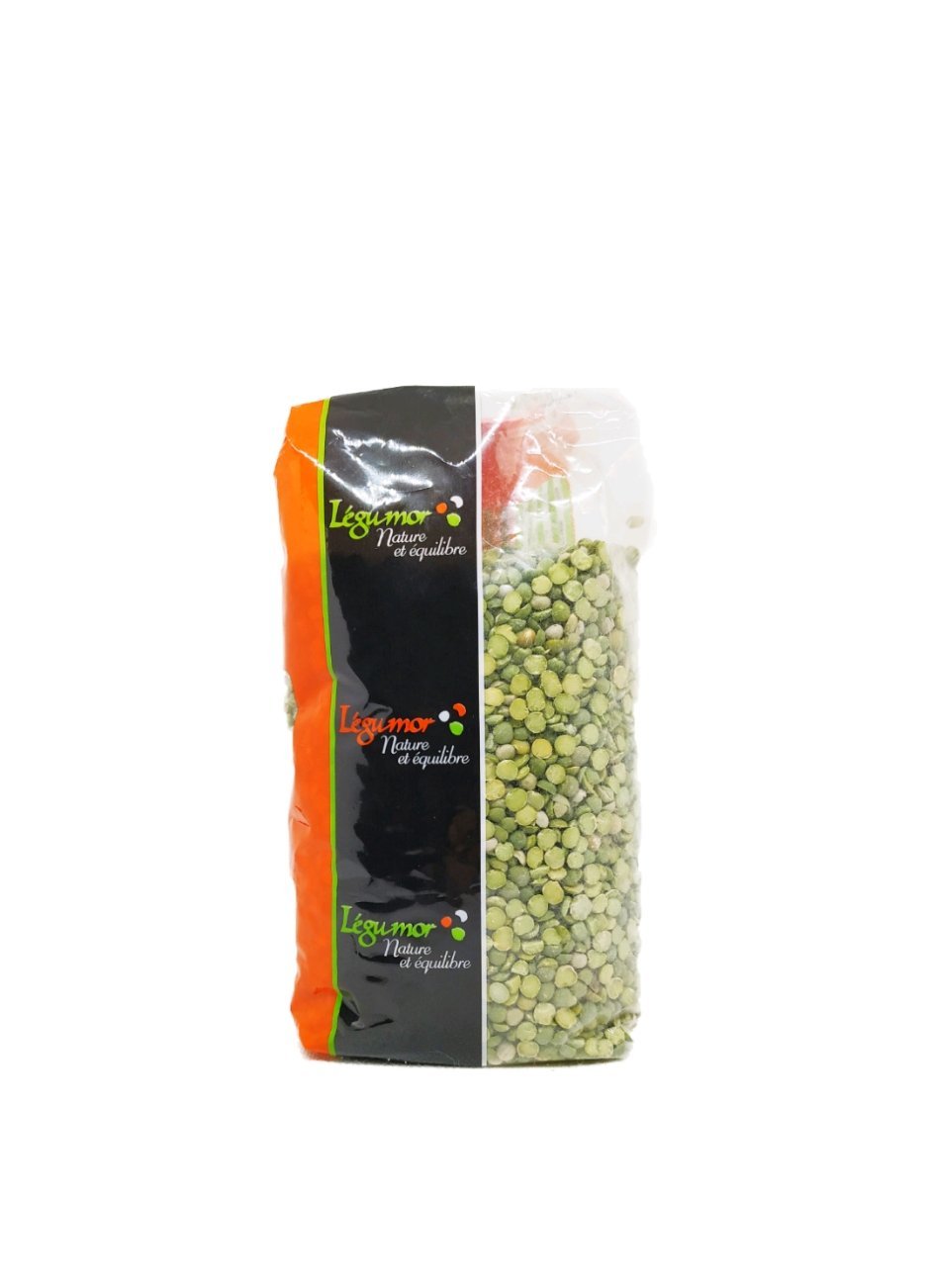 Produits orientaux : pois cassés vert