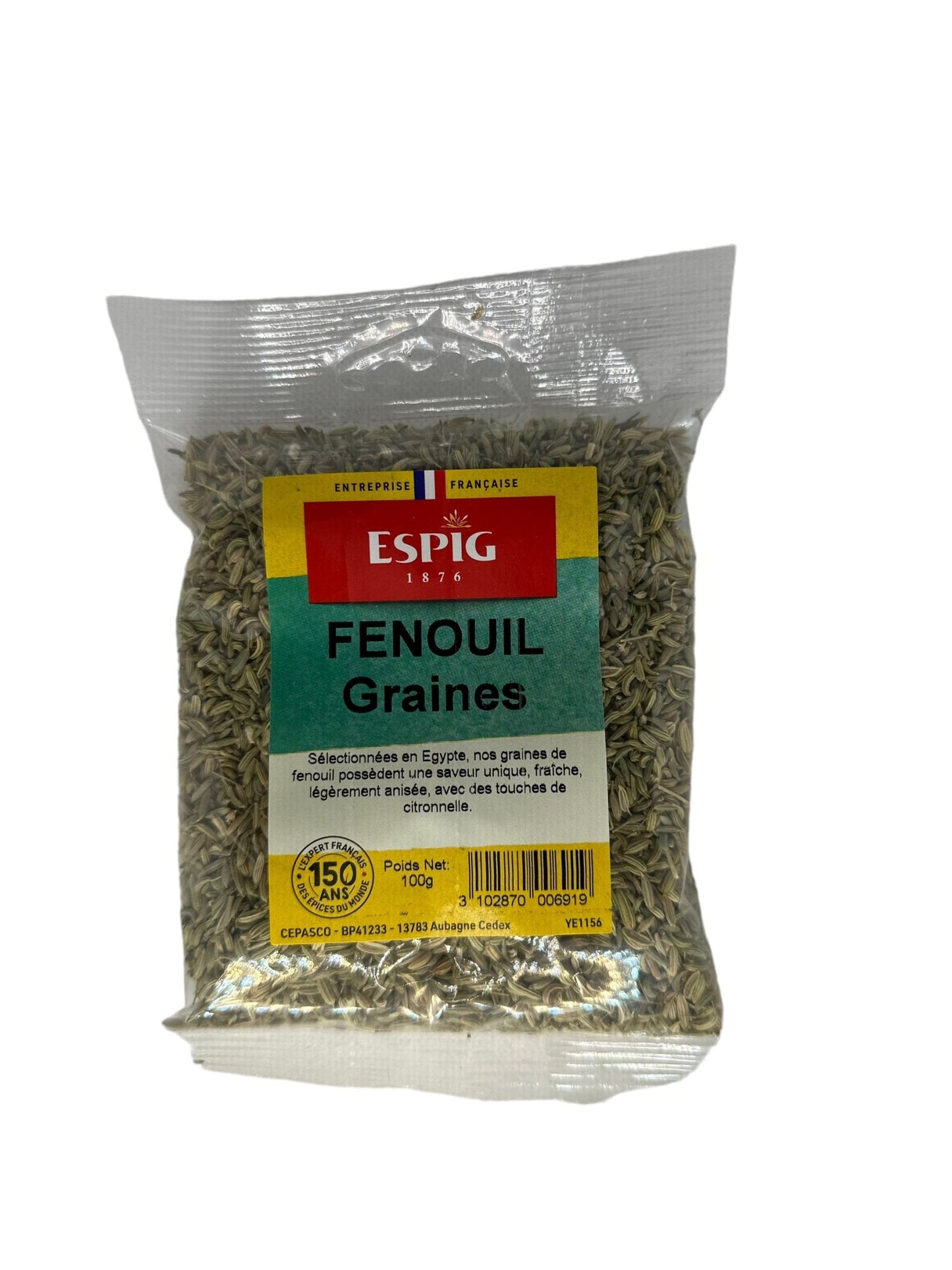 Produits orientaux : fenouil graines