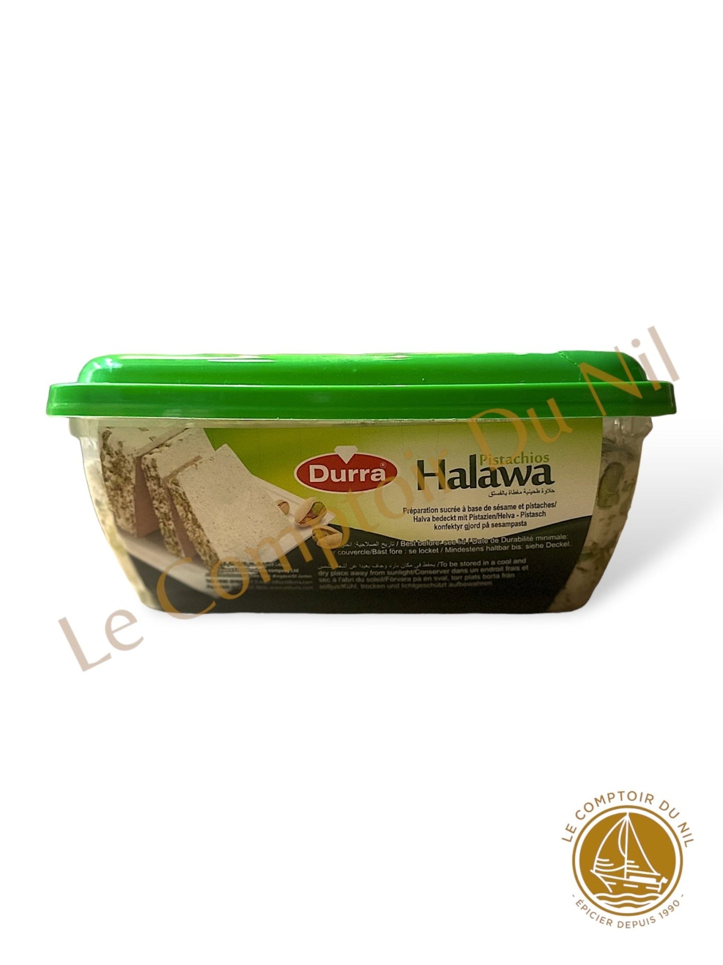 Halawa aux Pistaches Durra – confiserie orientale à base de sésame | 200 g / 350 g / 700 g