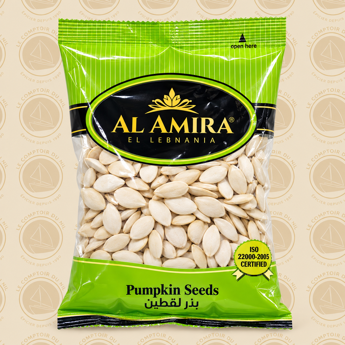 Al Amira – Graines de Citrouille 300g | Snack Libanais Naturel Riche en Protéines et Magnésium AL AMIRA
