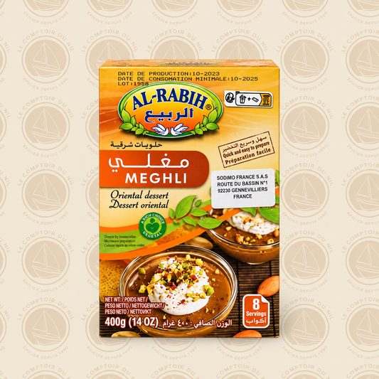 Al Rabih – Préparation pour Meghli Libanais 400g | Dessert Oriental Traditionnel AL RABIH