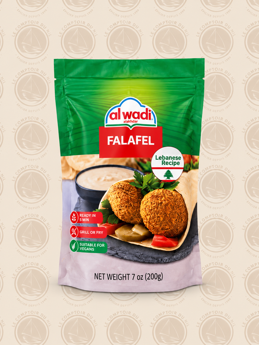 Al Wadi – Falafel 200g | Préparation Libanaise Traditionnelle Sans Gluten Le comptoir du Nil : produits orientaux en ligne