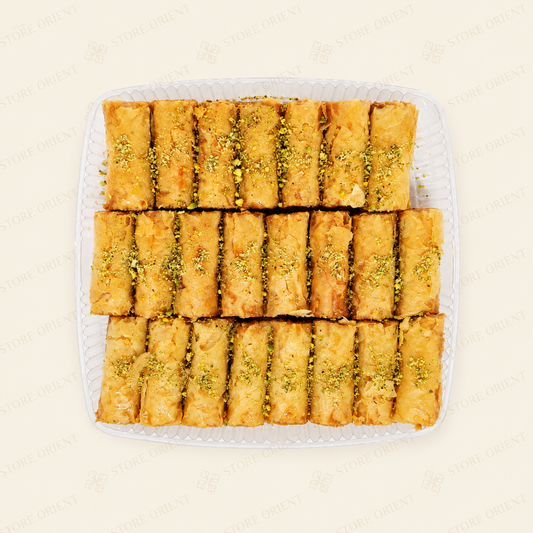 Plateau - Baklawas losanges, escargots, cigares, carrés ou feuilletés VRAC