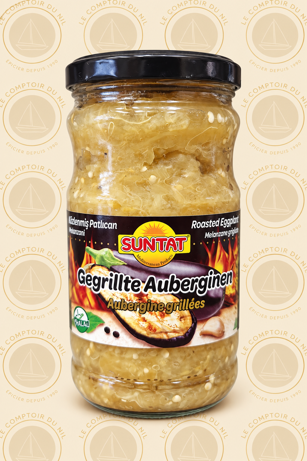 Suntat Aubergines Grillées – Aubergines Méditerranéennes Le comptoir du Nil : produits orientaux en ligne