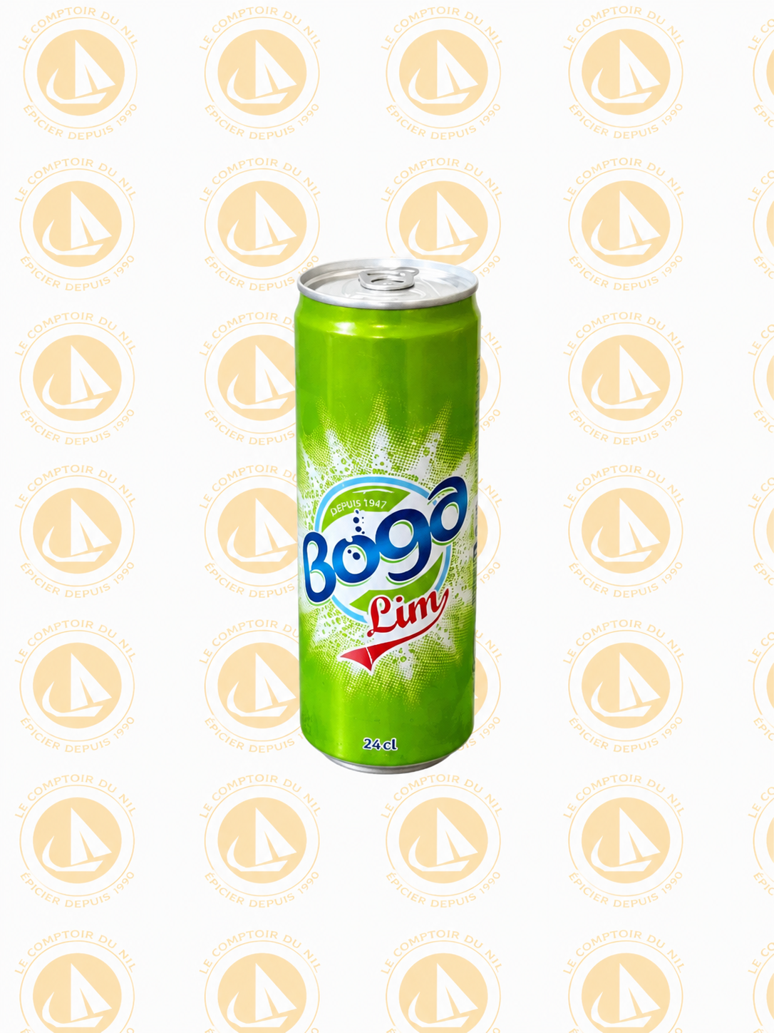 Boga Lim Canette 24cl – Boisson Gazeuse Citronnée Rafraîchissante Pack x6 Le comptoir du Nil : produits orientaux en ligne