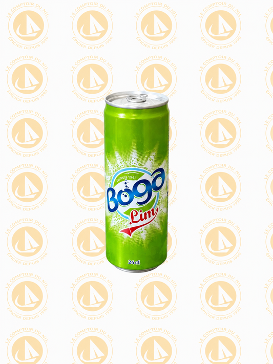 Boga Lim Canette 24cl – Boisson Gazeuse Citronnée Rafraîchissante Pack x6 Le comptoir du Nil : produits orientaux en ligne
