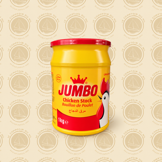 Bouillon Jumbo 1kg – Poulet et Bœuf, Arôme Intense et Authentique pour Cuisine Maison et Professionnelle JUMBO