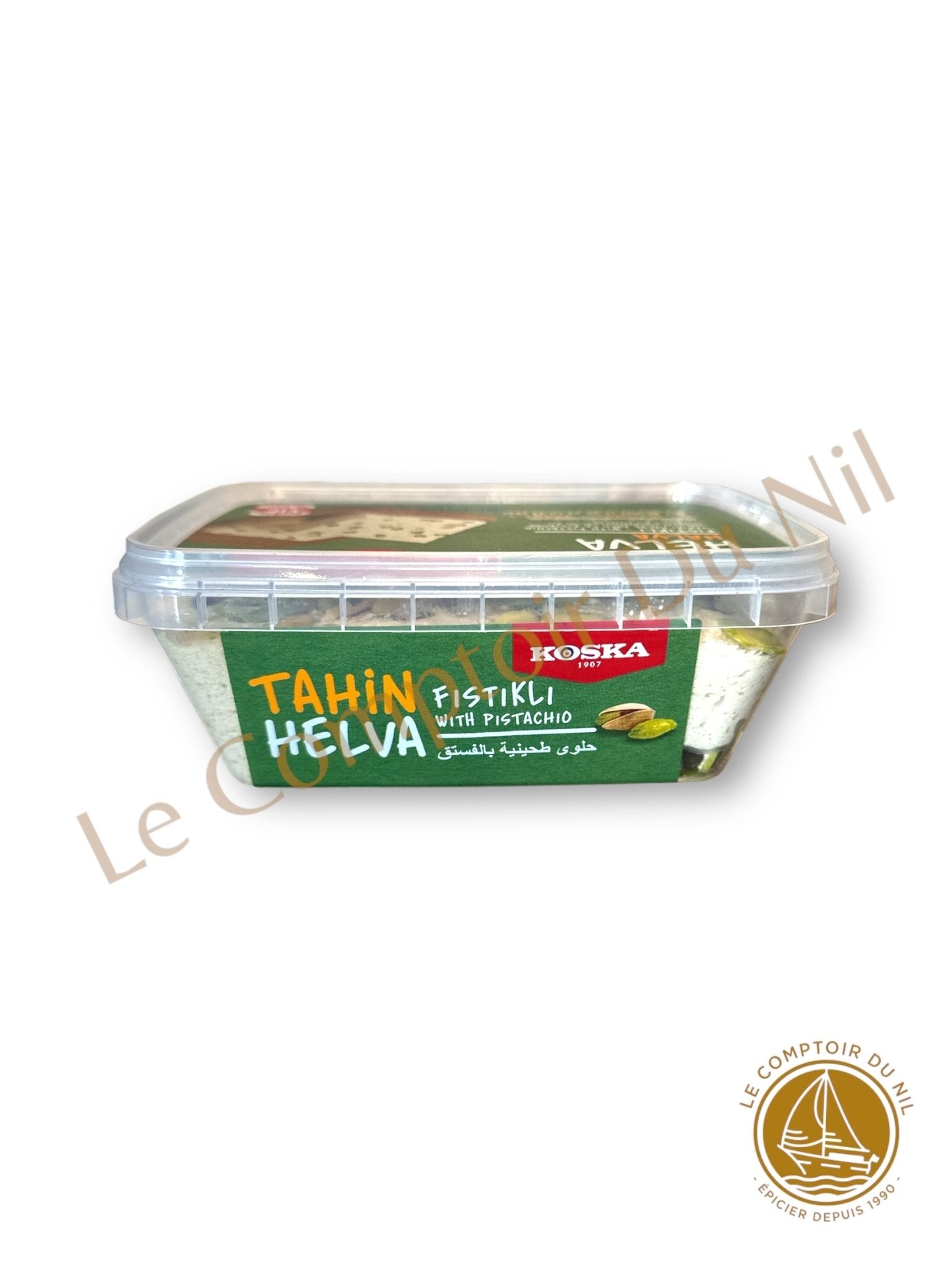 Halva à la pistache KOSKA – Tahin Helva Fıstıklı | Dessert turc au sésame et pistache