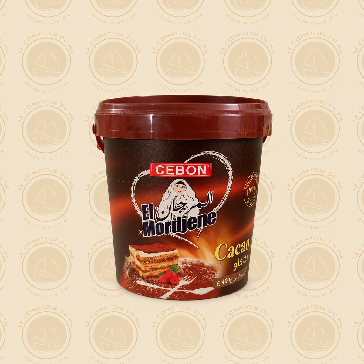 Cacao en Poudre El Mordjene Cebon – 400g CEBON