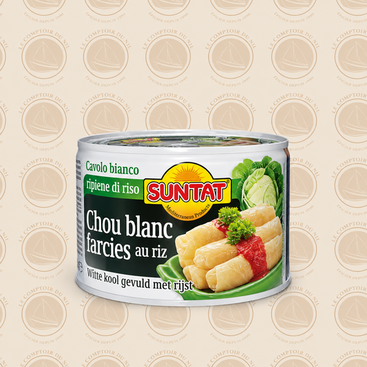 Chou Blanc Farcis au Riz Suntat – Dolma Traditionnel | 425 g Le comptoir du Nil : produits orientaux en ligne