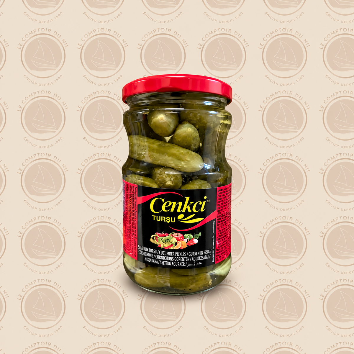 Cornichons Cenkci Turşu 650g – Croquants et Savoureux à la Turque CENKCI TURSU