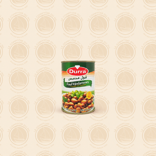 Durra – Foul Medammes 400g | Fèves Égyptiennes en Saumure Authentiques Le comptoir du Nil : produits orientaux en ligne