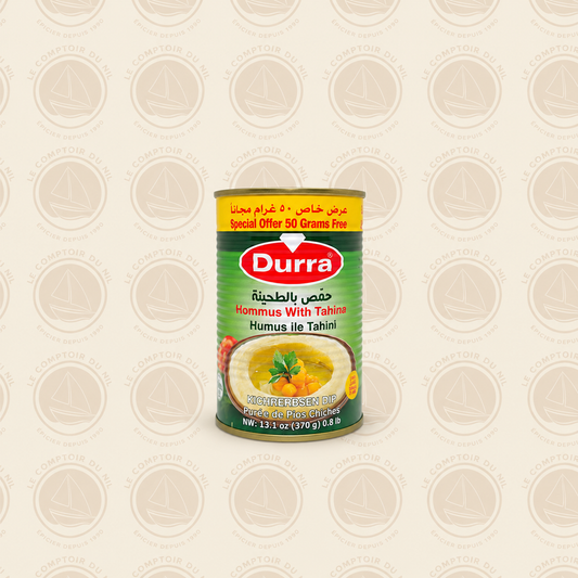 Durra – Houmous avec Tahini 370g | Recette Authentique du Levant DURRA