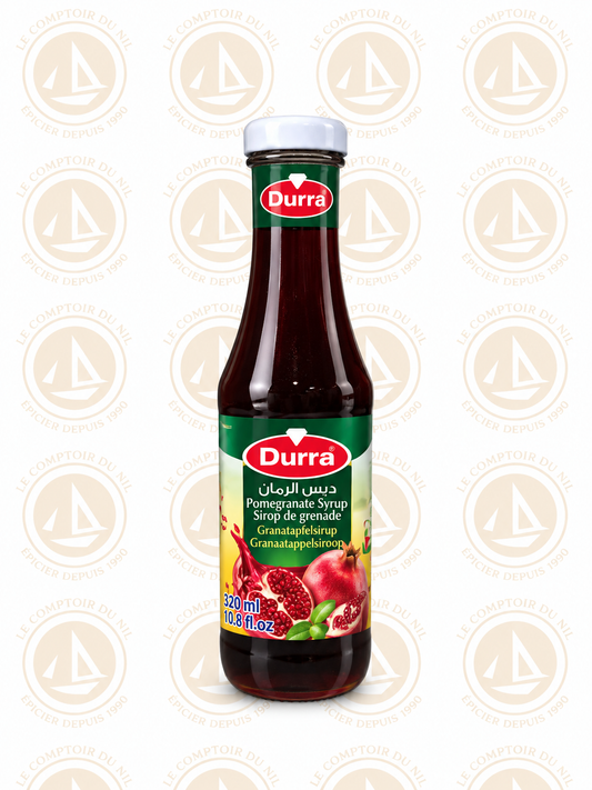 Durra – Sirop de Grenade 320ml | Saveur Sucrée-Acidulée Authentique DURRA