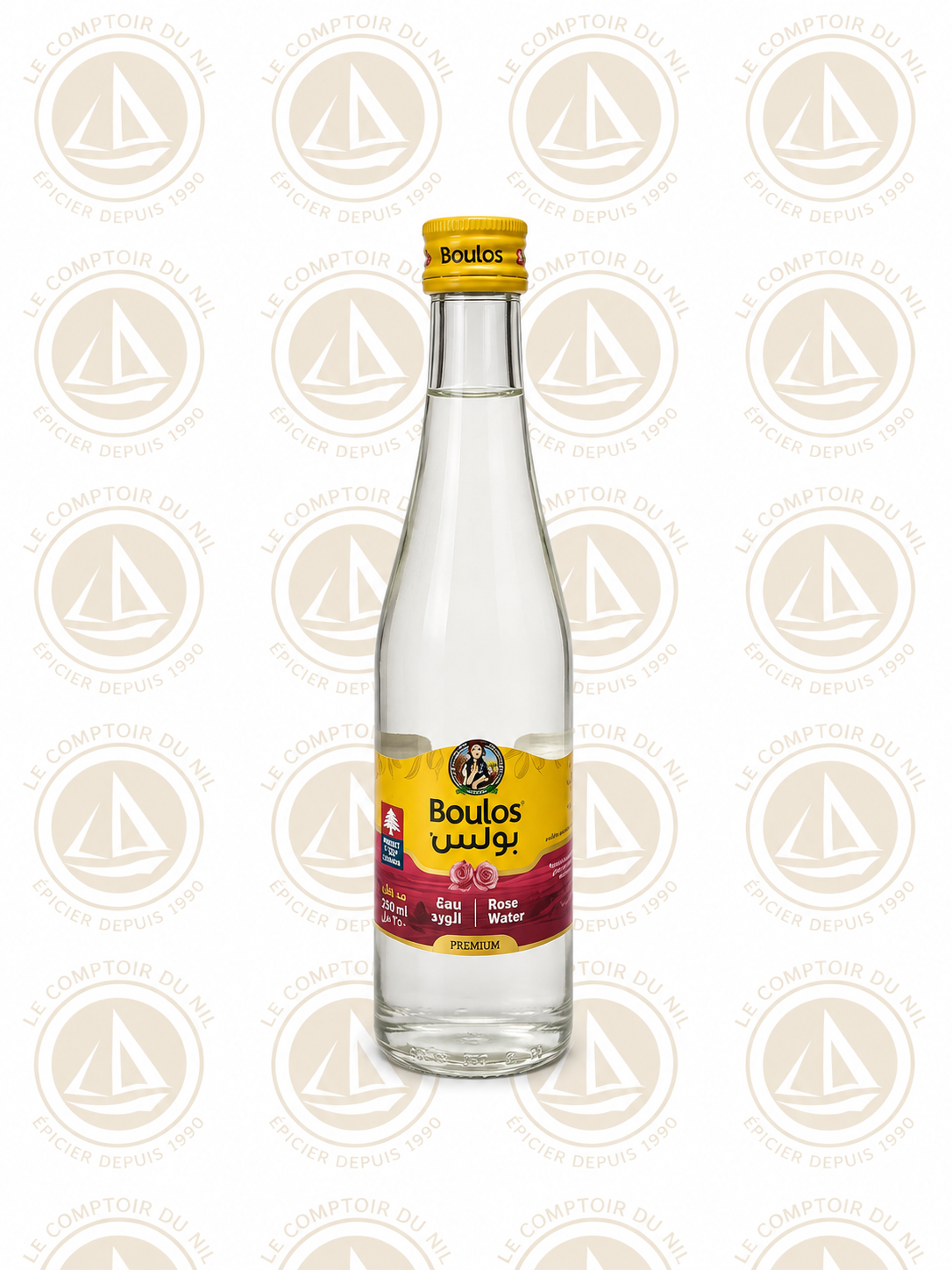Eau de Rose Boulos – Premium | 500 ml Le comptoir du Nil : produits orientaux en ligne