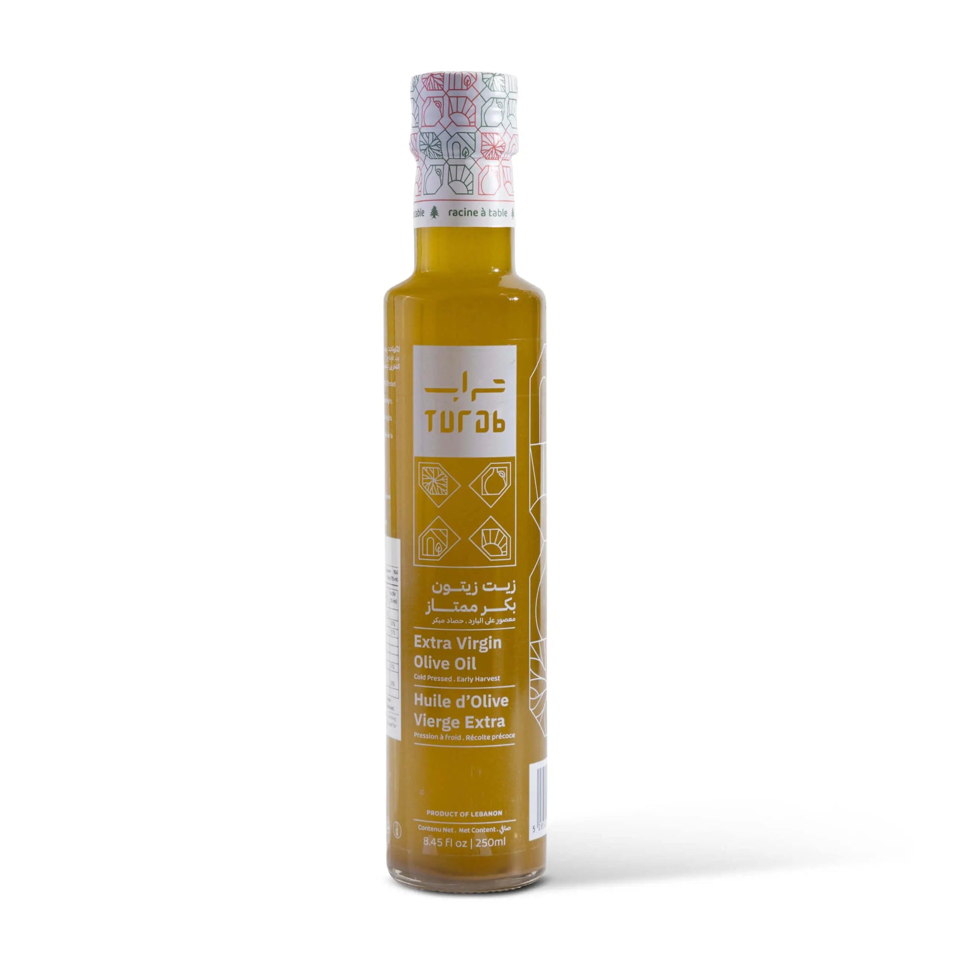 Huile d’Olive Vierge Extra TURAB – Format Dégustation 250ml Le comptoir du Nil : produits orientaux en ligne