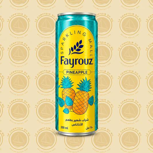 Fayrouz Ananas – Pack 6 x 33 cl | Boisson Maltée Sans Alcool FAYROUZ