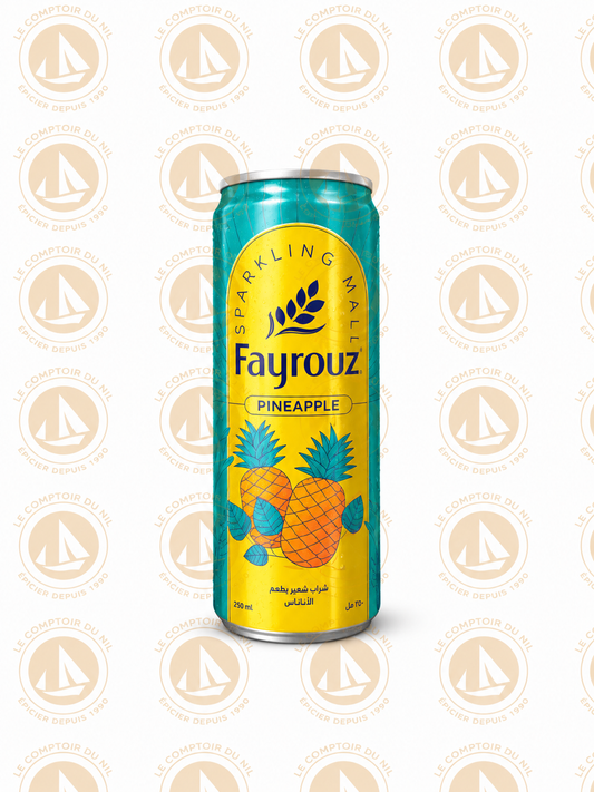 Fayrouz Ananas – Pack 6 x 33 cl | Boisson Maltée Sans Alcool FAYROUZ