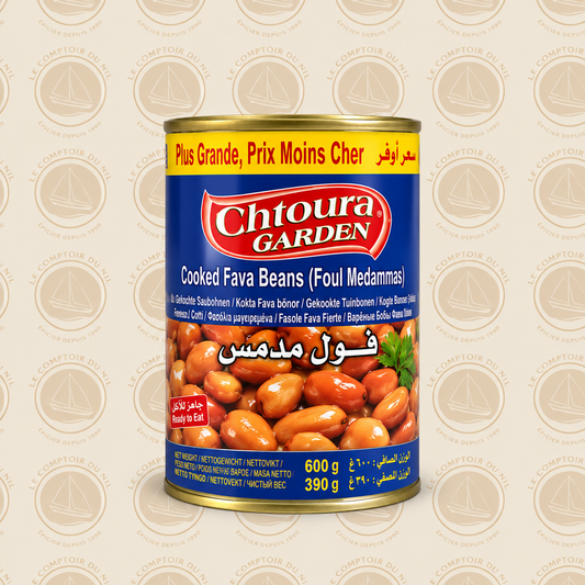 Foul Medammas Chtoura Garden – Fèves cuisinées à la libanaise 600g CHTOURA GARDEN