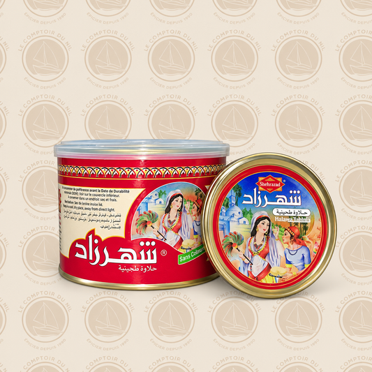 Halva Sheherazade – spécialité tunisienne à base de sésame | 400 g Le comptoir du Nil : produits orientaux en ligne