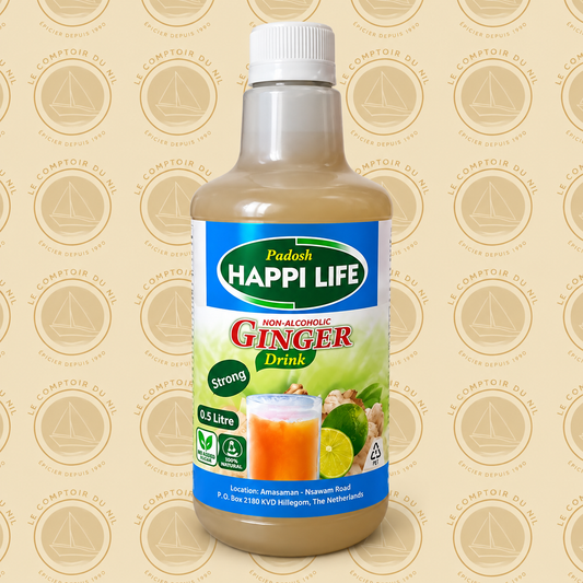 Happi Life Ginger Drink Strong 500 ml | Boisson au Gingembre Le comptoir du Nil : produits orientaux en ligne