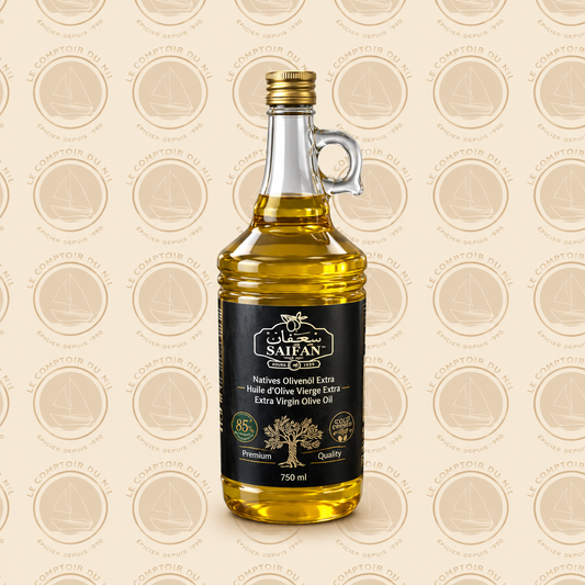 Huile d’Olive Extra Vierge Saifan – Premium | 750ml Le comptoir du Nil : produits orientaux en ligne