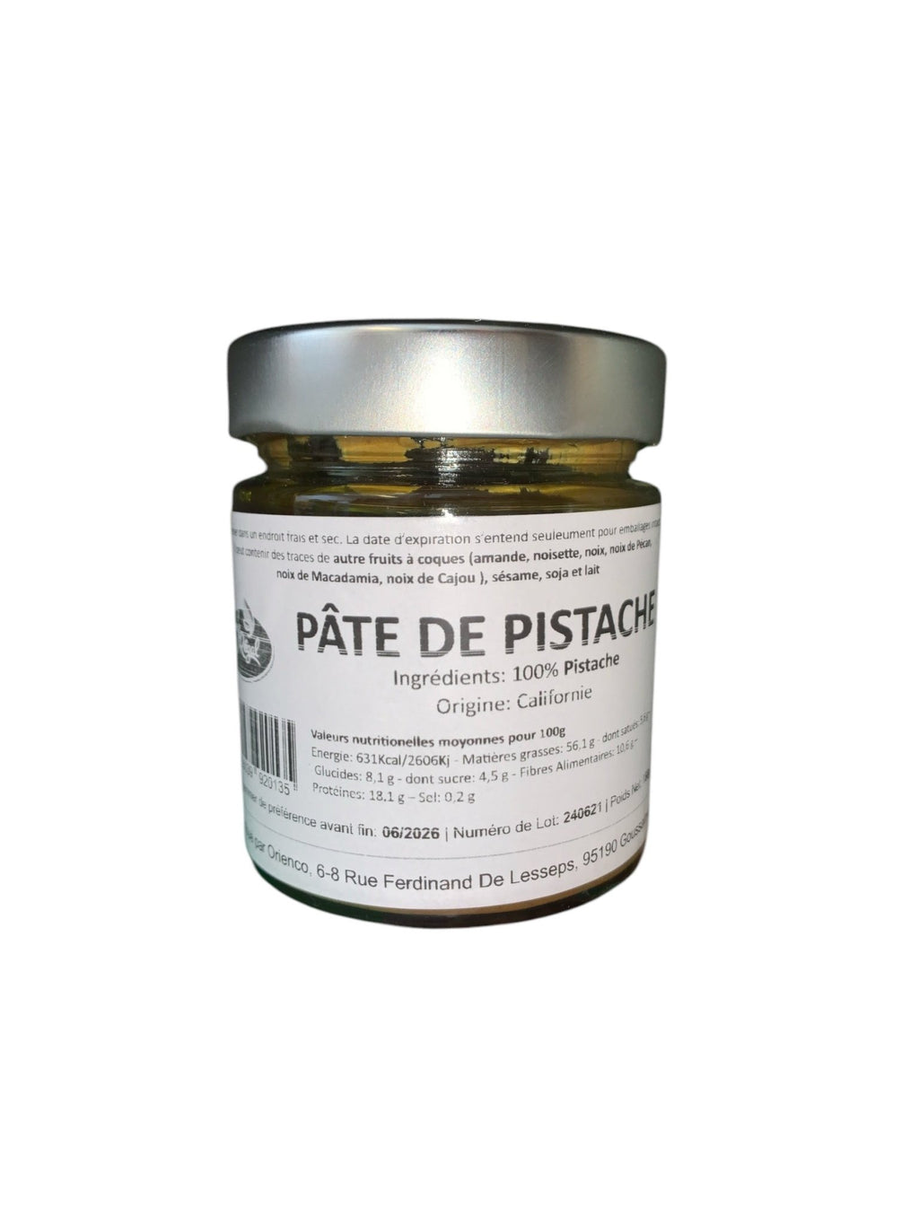 Produit orientaux: pâte de pistache 