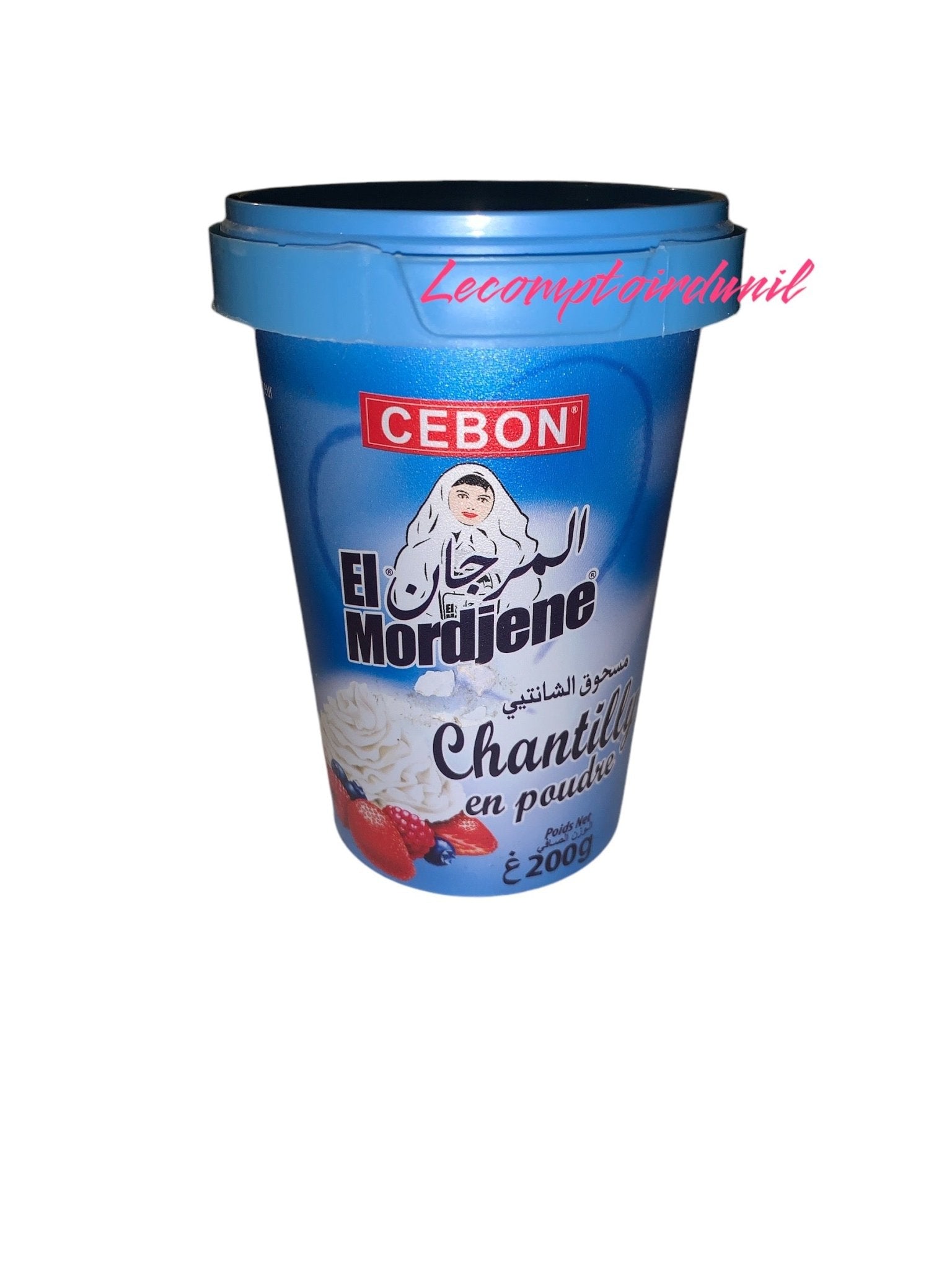 Chantilly en Poudre El Mordjène Cebon 200g – Crème Fouettée Instantanée