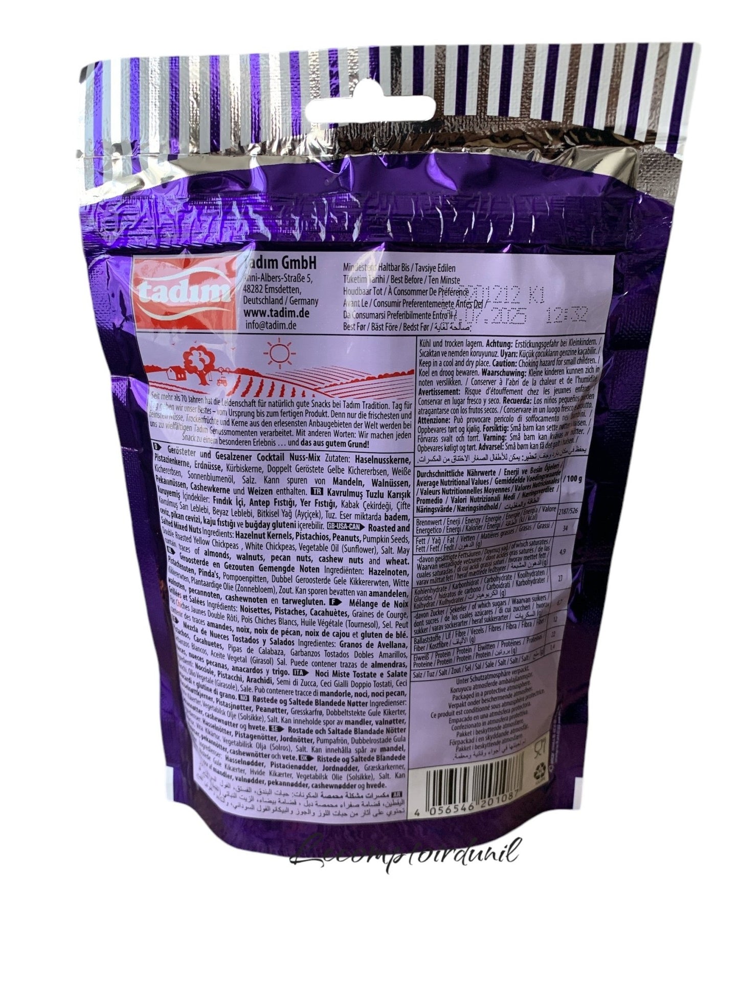 Tadım Cocktail de Noix Grillées et Salées 150g — Mélange Apéritif Croquant et Savoureux