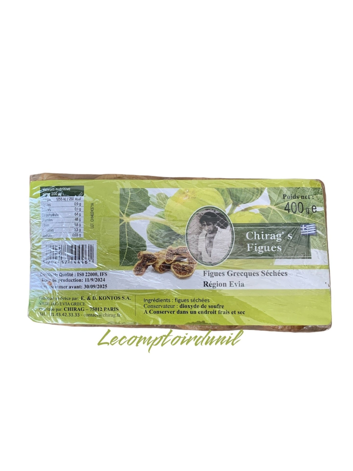 Chirag’s – Figues Grecques Séchées Région Evia | Naturelles, Moelleuses et Riche en Fibres (250g / 400g)