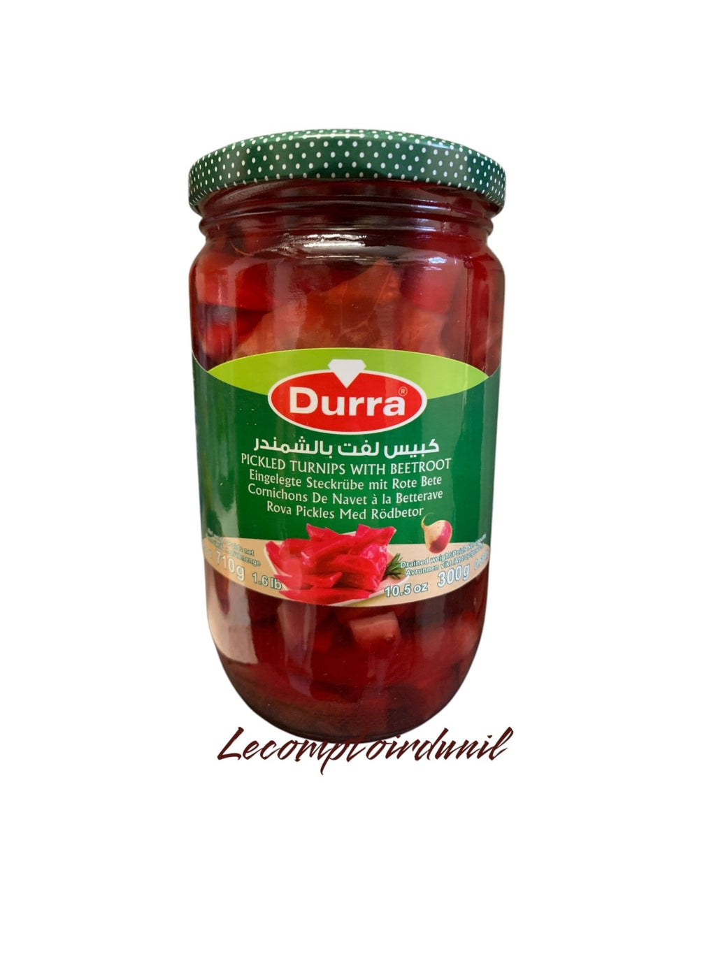 Produits Orientaux : Durra - Cornichons de navet à la betterave 