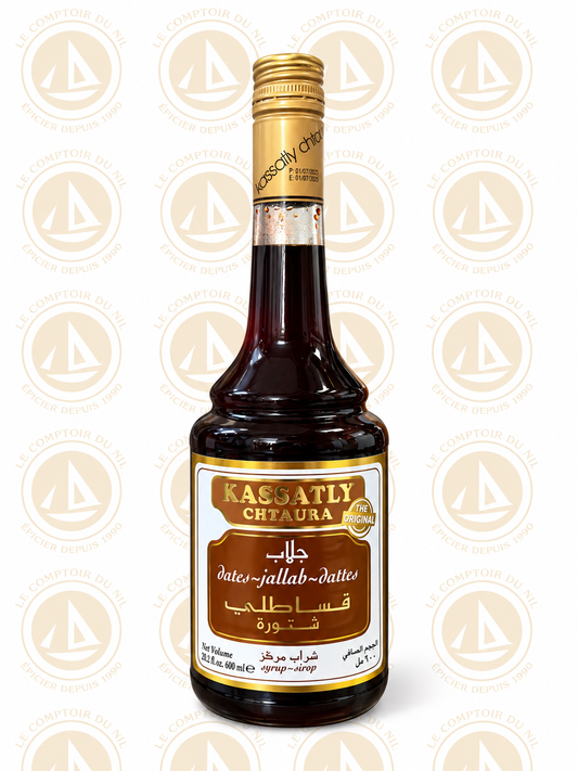 Kassatly Chtaura – Sirop de Jallab 600 ml | Boisson libanaise aux dattes et raisins KASSATLY