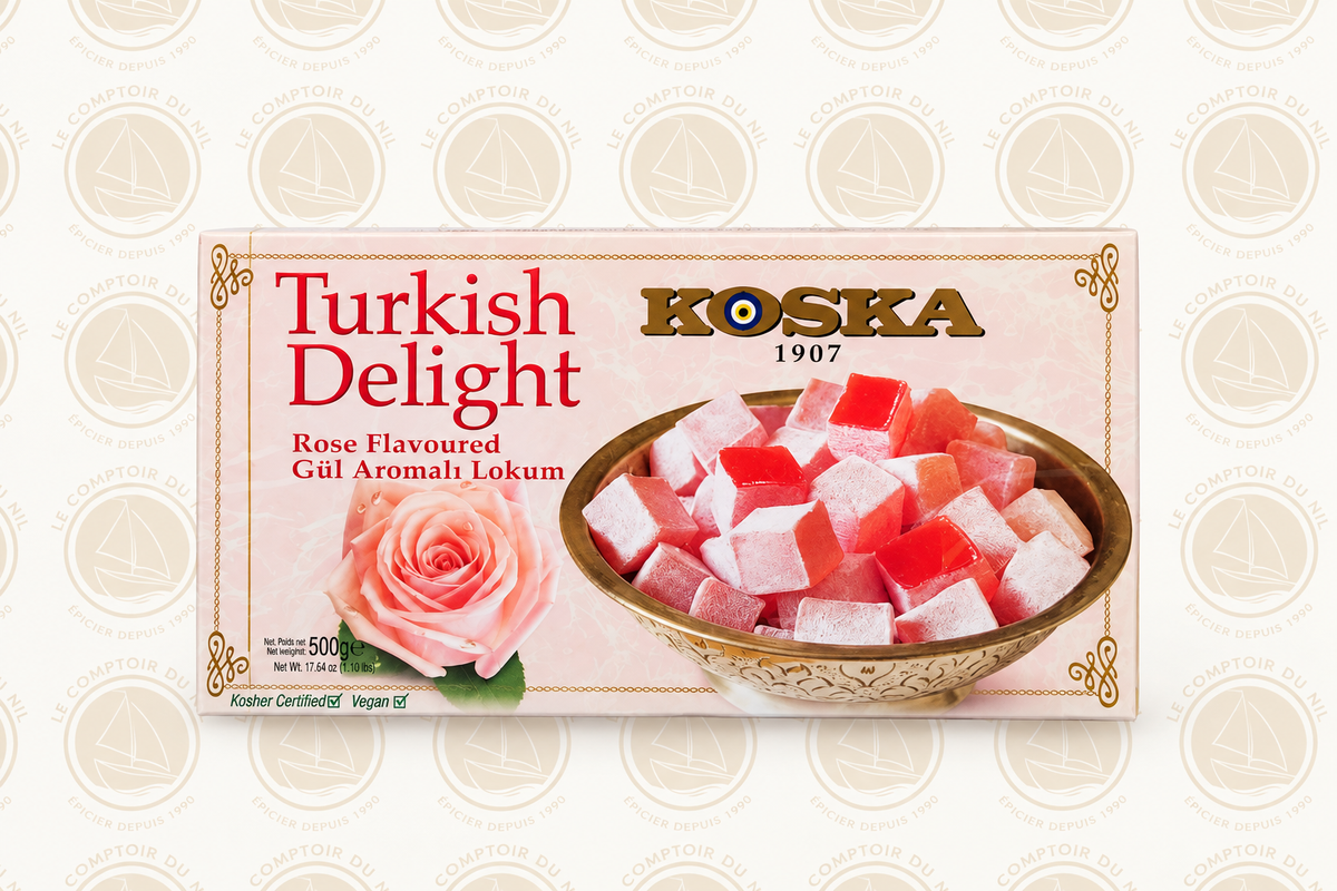 Koska - Turkish delight à la rose, pistache et mélange de saveurs Le comptoir du Nil : produits orientaux en ligne