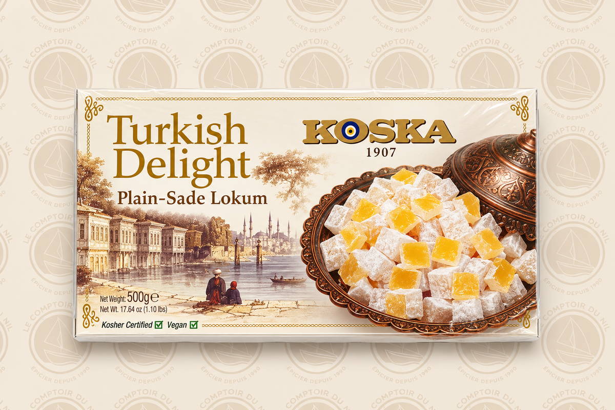 Koska - Turkish delight à la rose, pistache et mélange de saveurs Le comptoir du Nil : produits orientaux en ligne